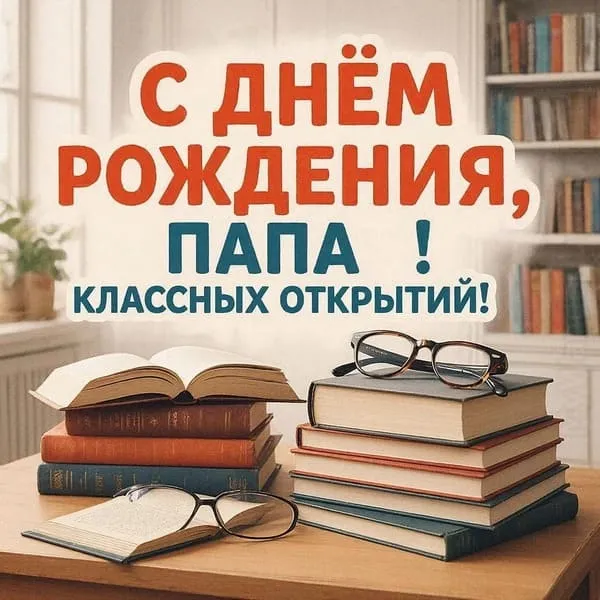Книги и очки на столе — для любителя чтения — Умных открытий