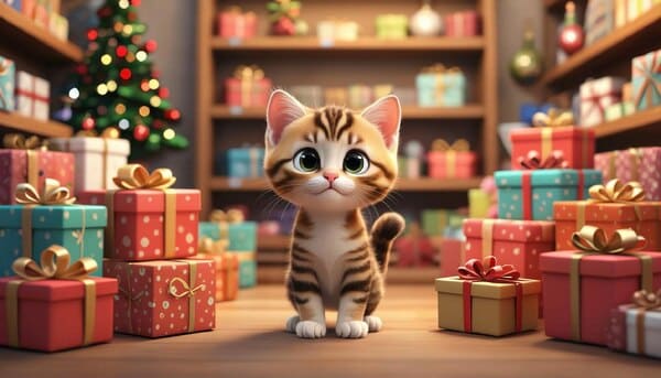 Удивленный котик