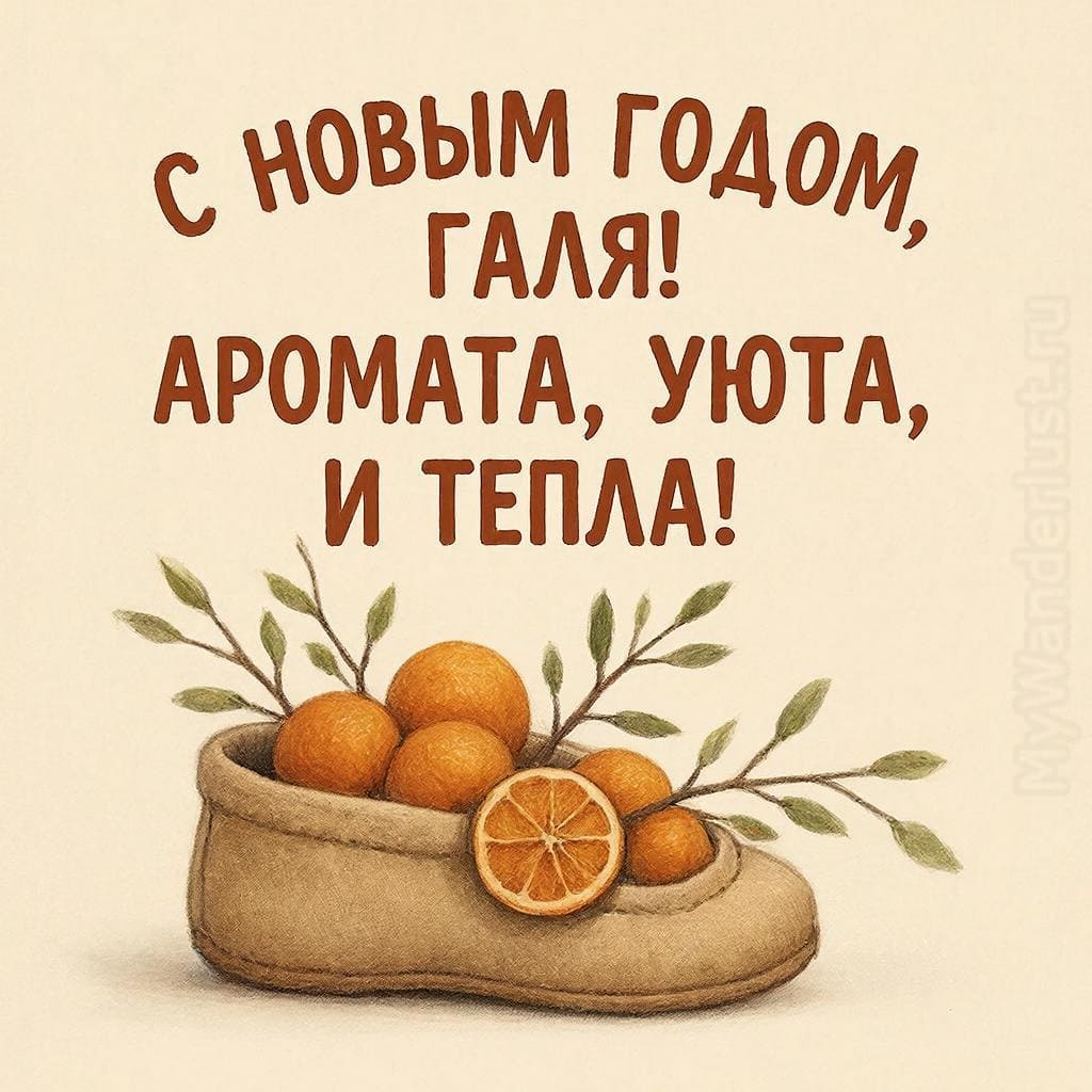 Сапожок из ткани, набитый сушёными апельсинами и веточками — С Новым годом, Галя! Аромата, уюта и тепла.