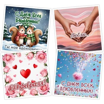 Категория с открытками на 14 февраля